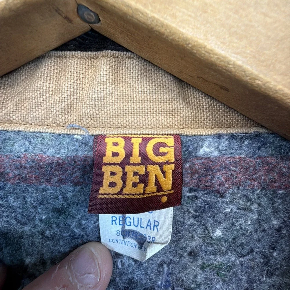 Vintage Wrangler Big Ben Barn Chore Jacket Mens Size 46 Blanket Lined USA Made